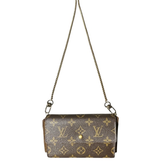 Louis Vuitton Handbags - Louis Vuitton Monogram Wallet With Temporary  Crossbody & Phone Holder Kit